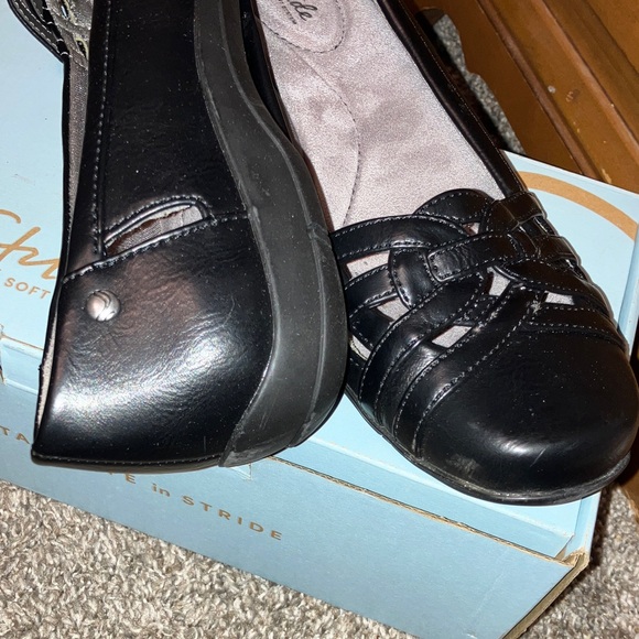 Life Stride Diverse ll Black Loafers With Gray Lining Women Size 11 New - Picture 2 of 6